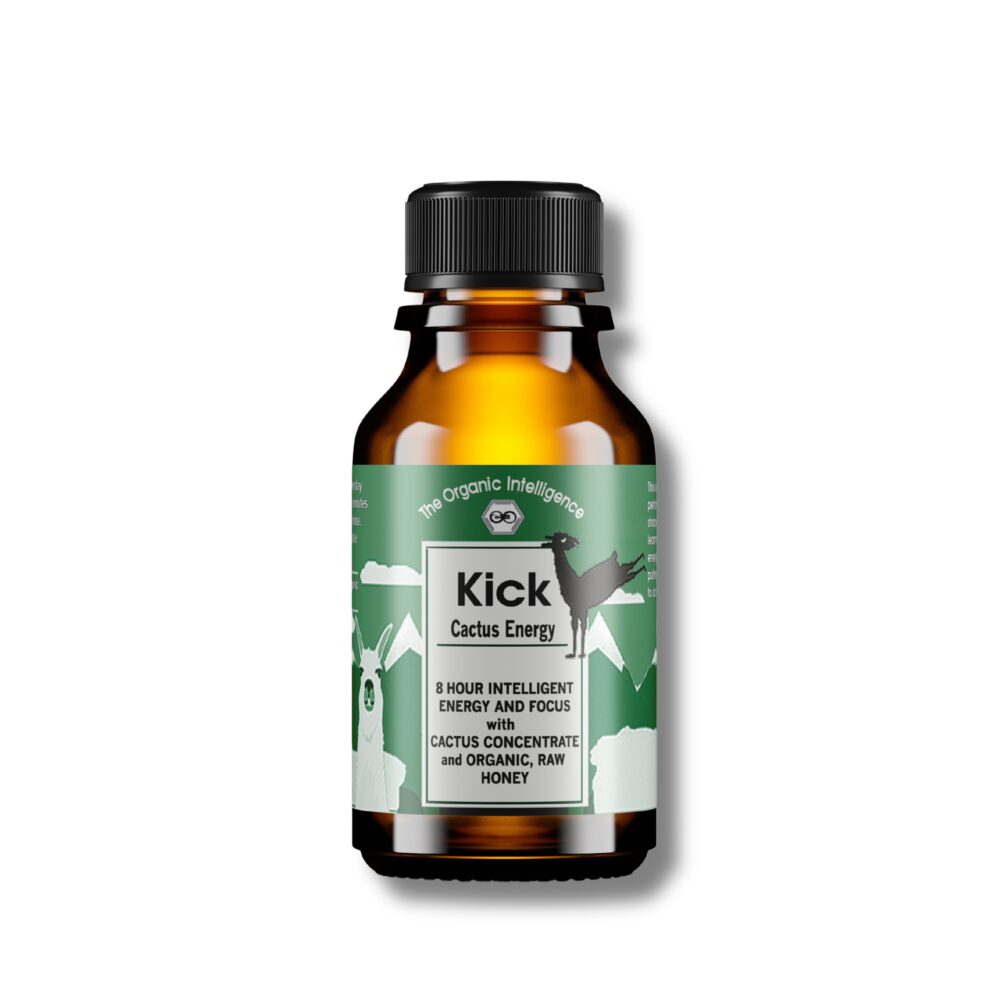 Kick Power Honey with Cactus | Natural Energy & Cognitive Boost | 125ml